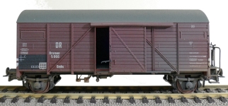 Exact-Train EX22083 - H0 - Gedeckter Güterwagen Gms35 Verschmutzt, DRB, Ep. II - Wagen 1